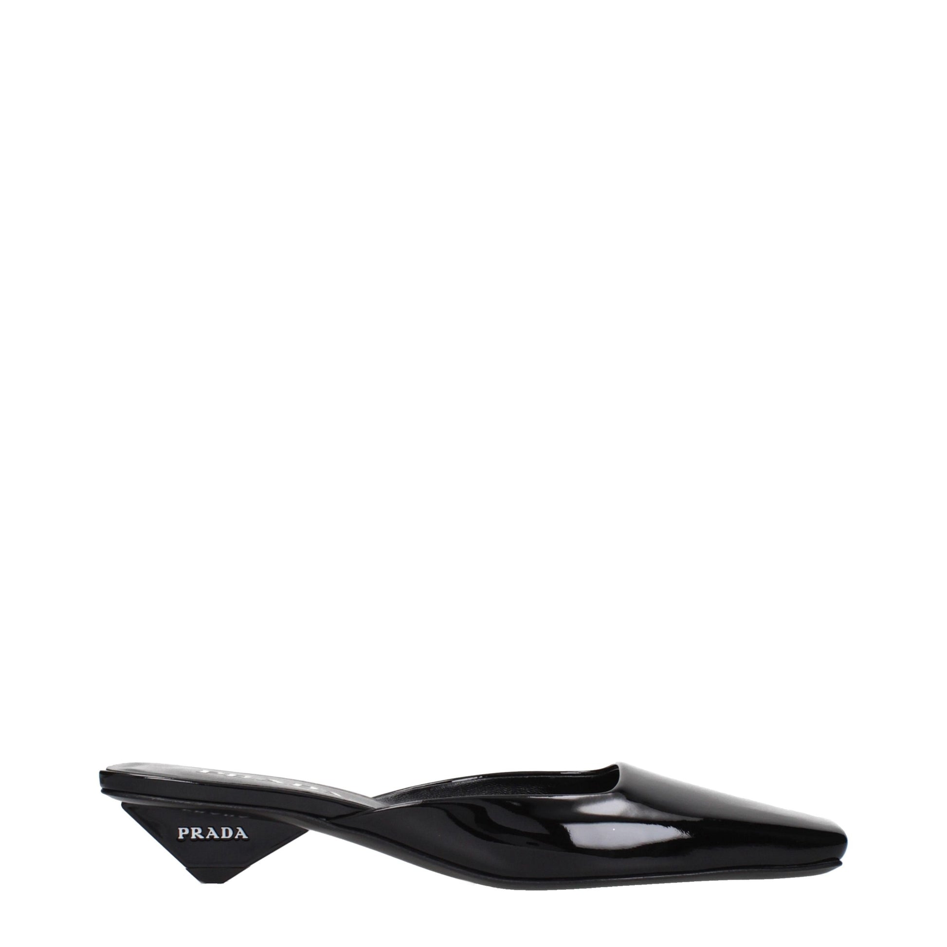 Prada Black Leather Flat Sandals Curated Luxury Accessories by Orvyn