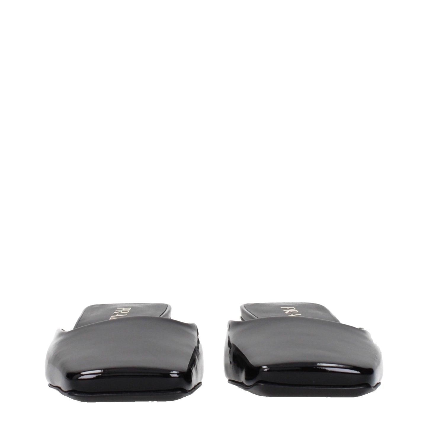Prada Black Leather Flat Sandals Curated Luxury Accessories by Orvyn