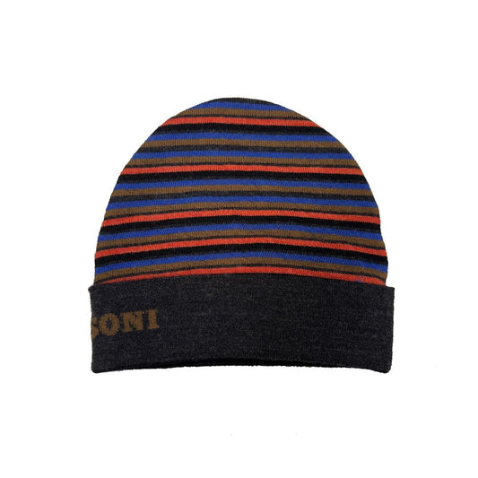 Missoni Gray Wool Beanie Curated Luxury Accessories by Orvyn