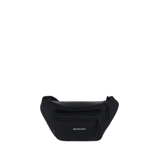 Balenciaga Black Explorer Fanny Pack Clutch schwarz