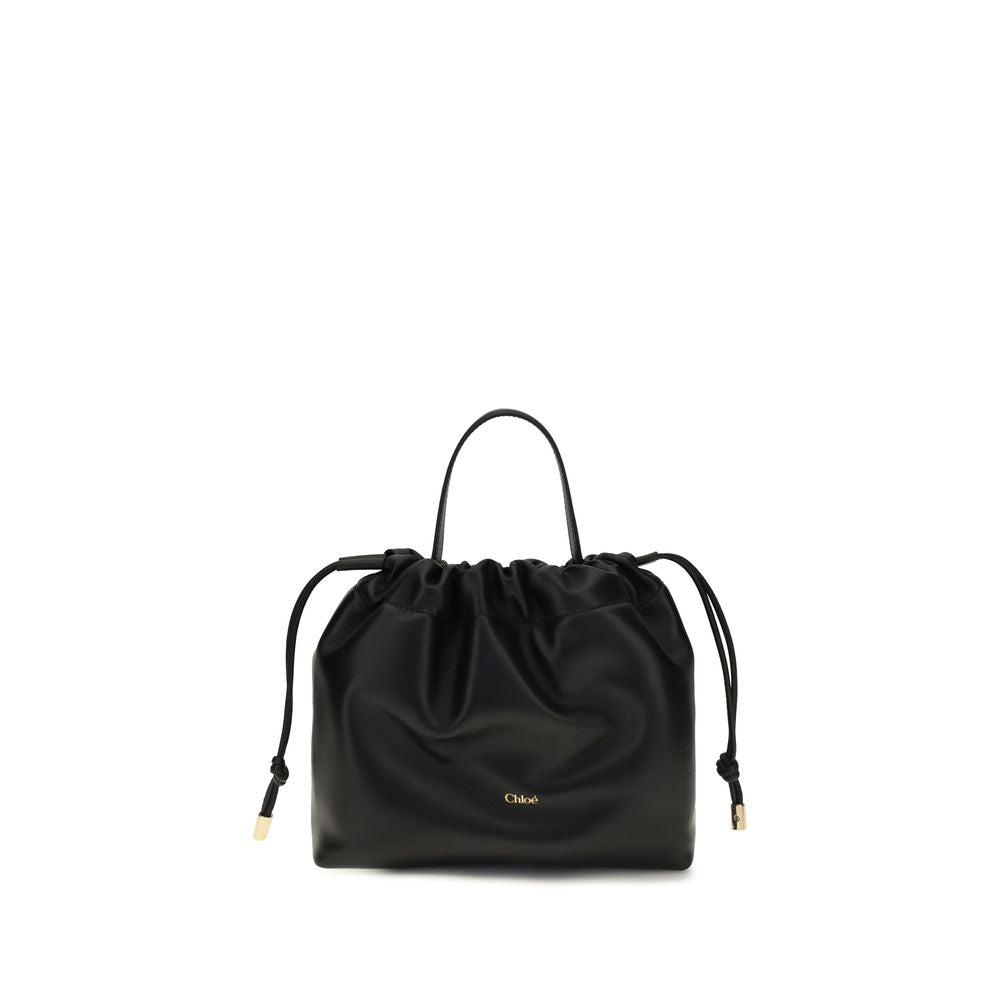 Chloé Black Lamb Ovis Aries Aries Shoulder Bag Curated Luxury Accessories by Orvyn