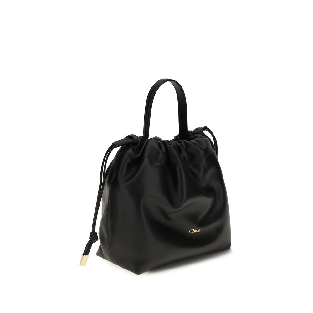Chloé Black Lamb Ovis Aries Aries Shoulder Bag Curated Luxury Accessories by Orvyn