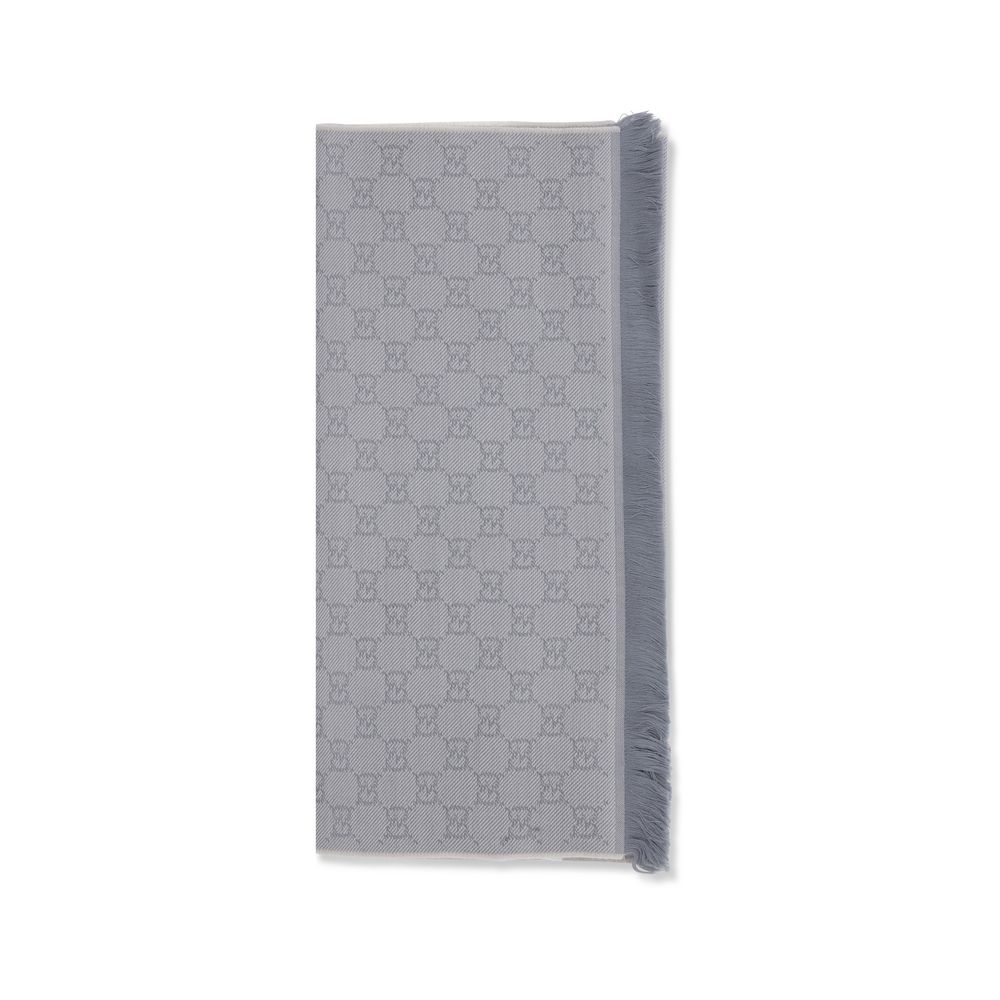 Gucci Gray Wool Scarf Curated Luxury Accessories by Orvyn
