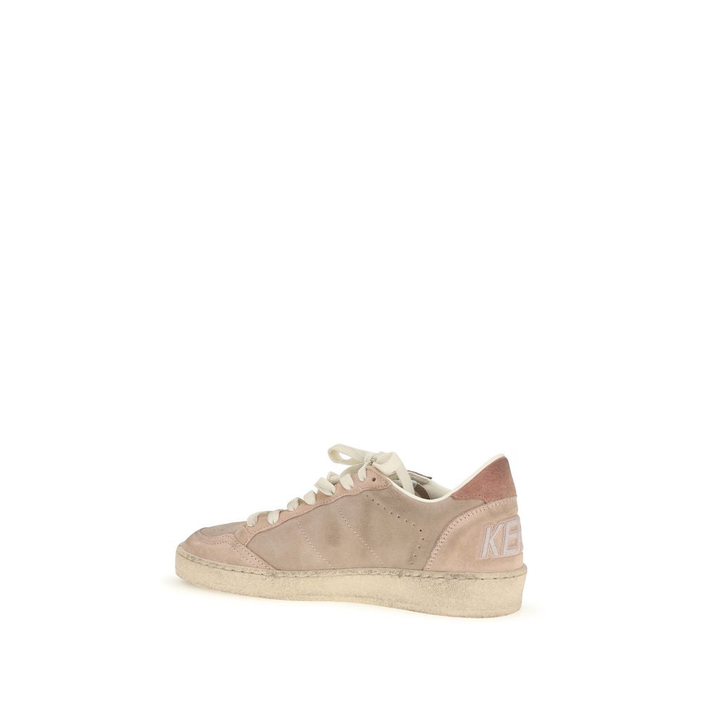 Golden Goose Beige Calf Leather Bos Taurus Low Top Sneakers Curated Luxury Accessories by Orvyn