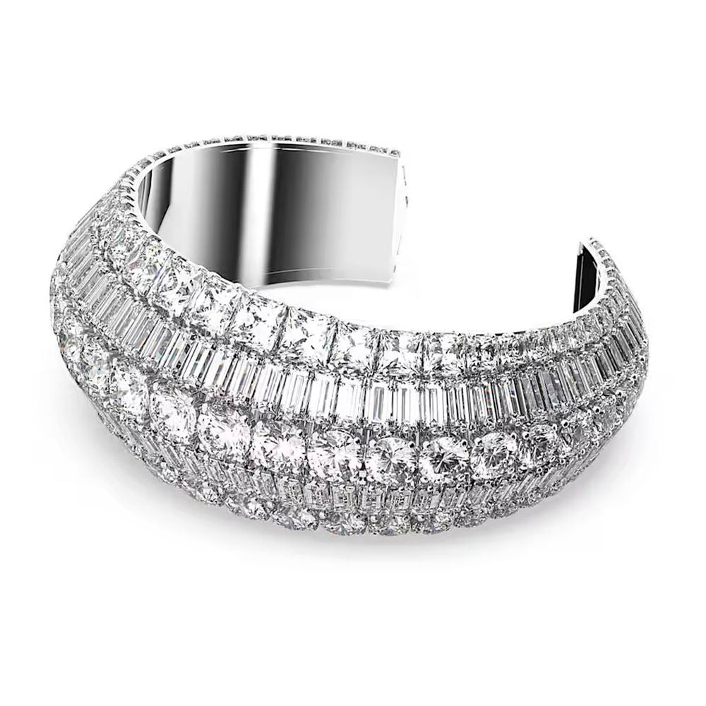 Swarovski Gray Metal Bracelet Curated Luxury Accessories by Orvyn