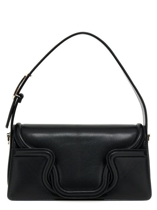 Valentino Garavani Black Leather Shoulder Bag Curated Luxury Accessories by Orvyn