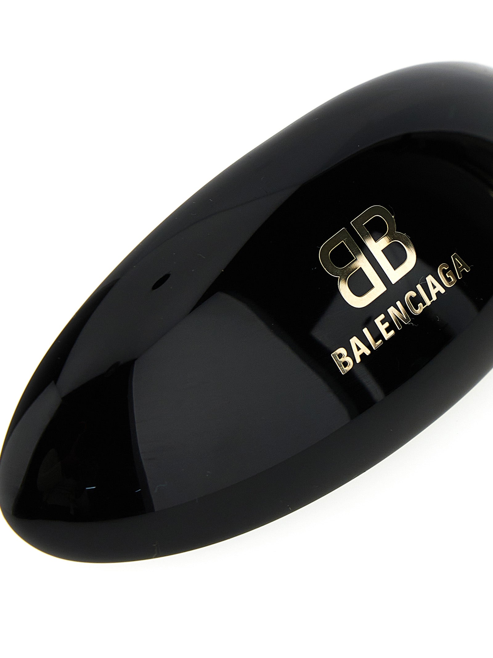 Balenciaga Black Other Fibres Hair Clip Curated Luxury Accessories by Orvyn