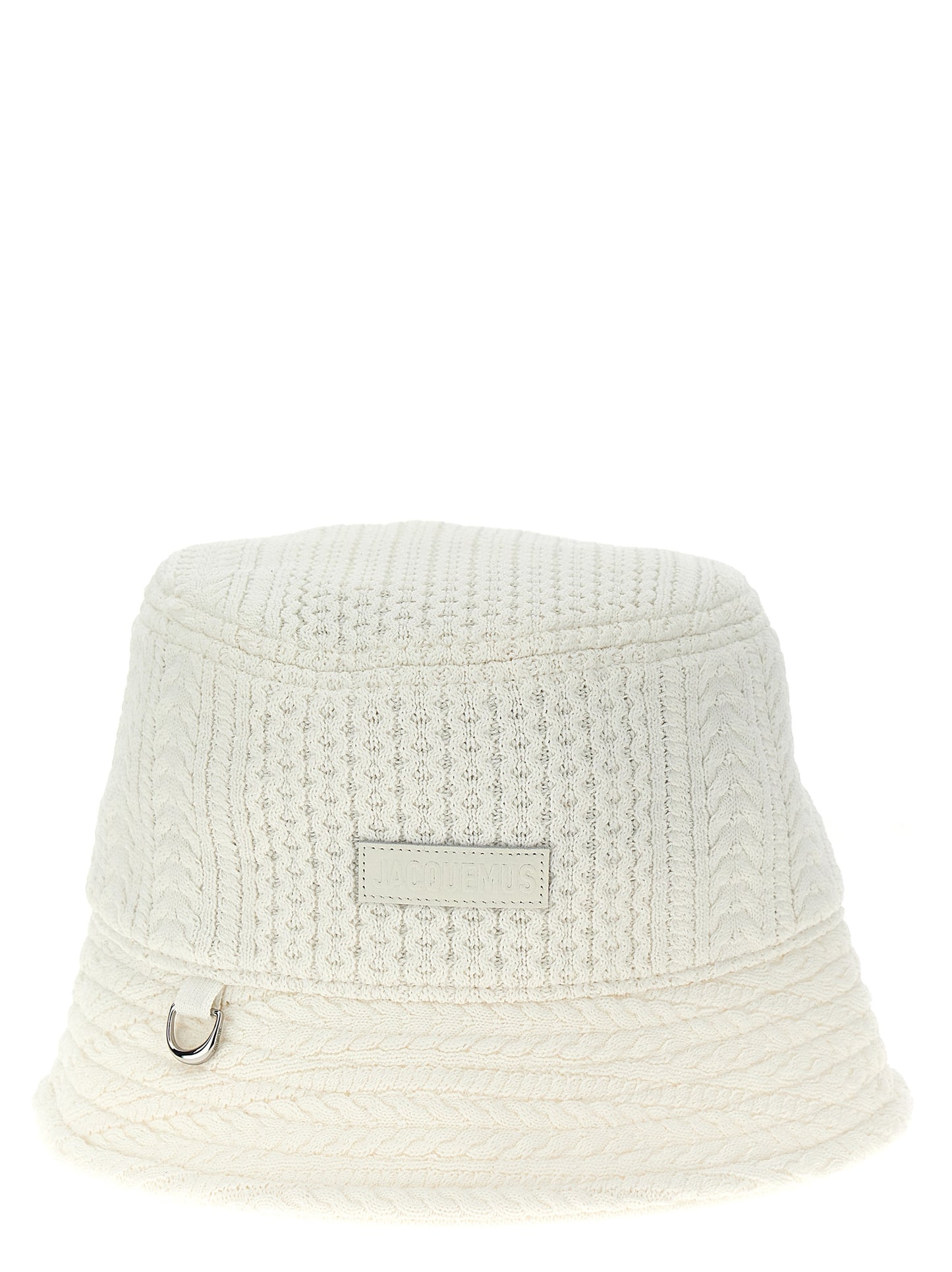 Jacquemus White Viscose Bucket Hat Curated Luxury Accessories by Orvyn