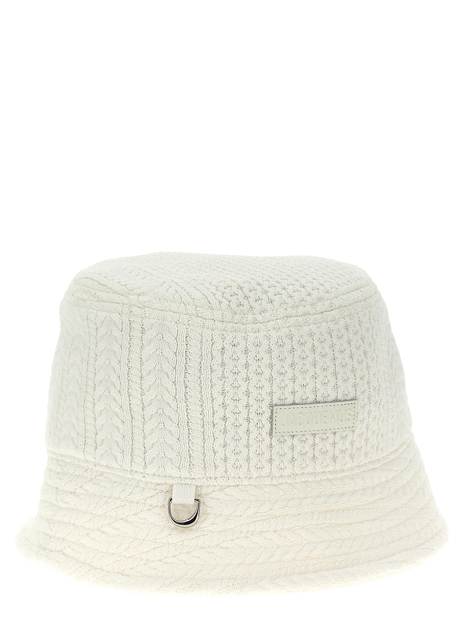 Jacquemus White Viscose Bucket Hat Curated Luxury Accessories by Orvyn