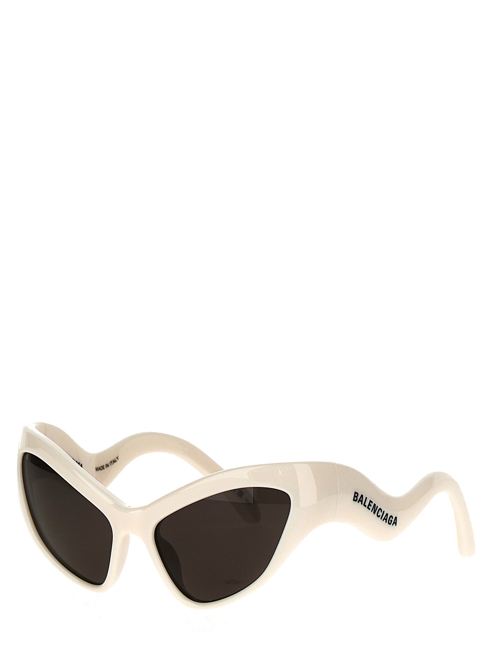 Balenciaga White Nylon Sunglasses Curated Luxury Accessories by Orvyn