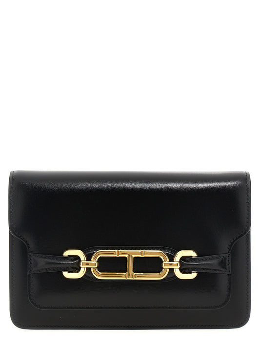 Tom Ford Black Leather Crossbody Bag Curated Luxury Accessories by Orvyn
