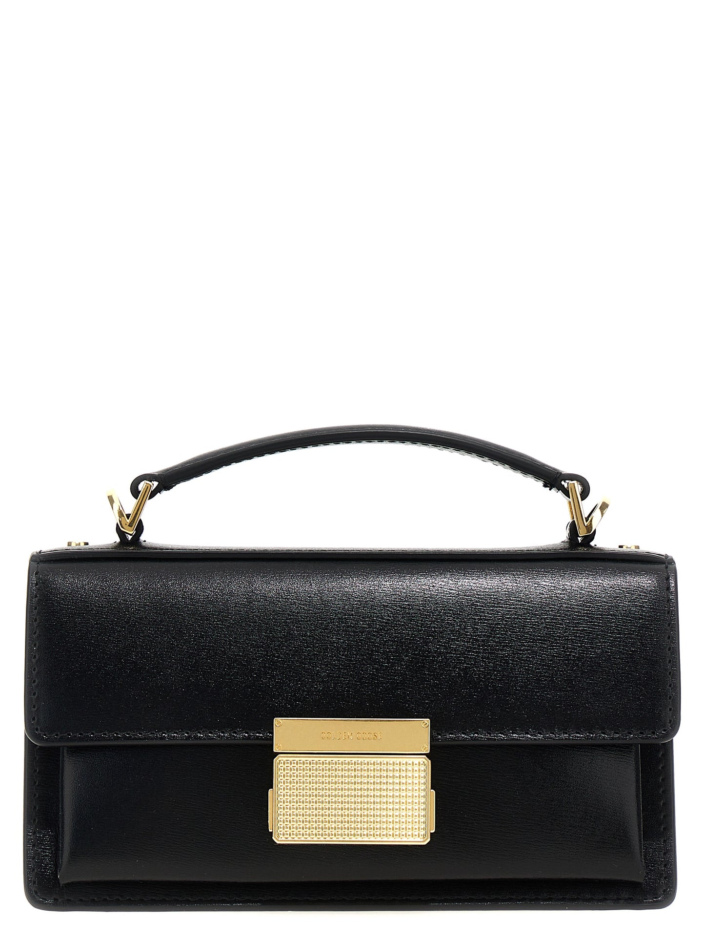 Golden Goose Black Cowhide Handbag Curated Luxury Accessories by Orvyn
