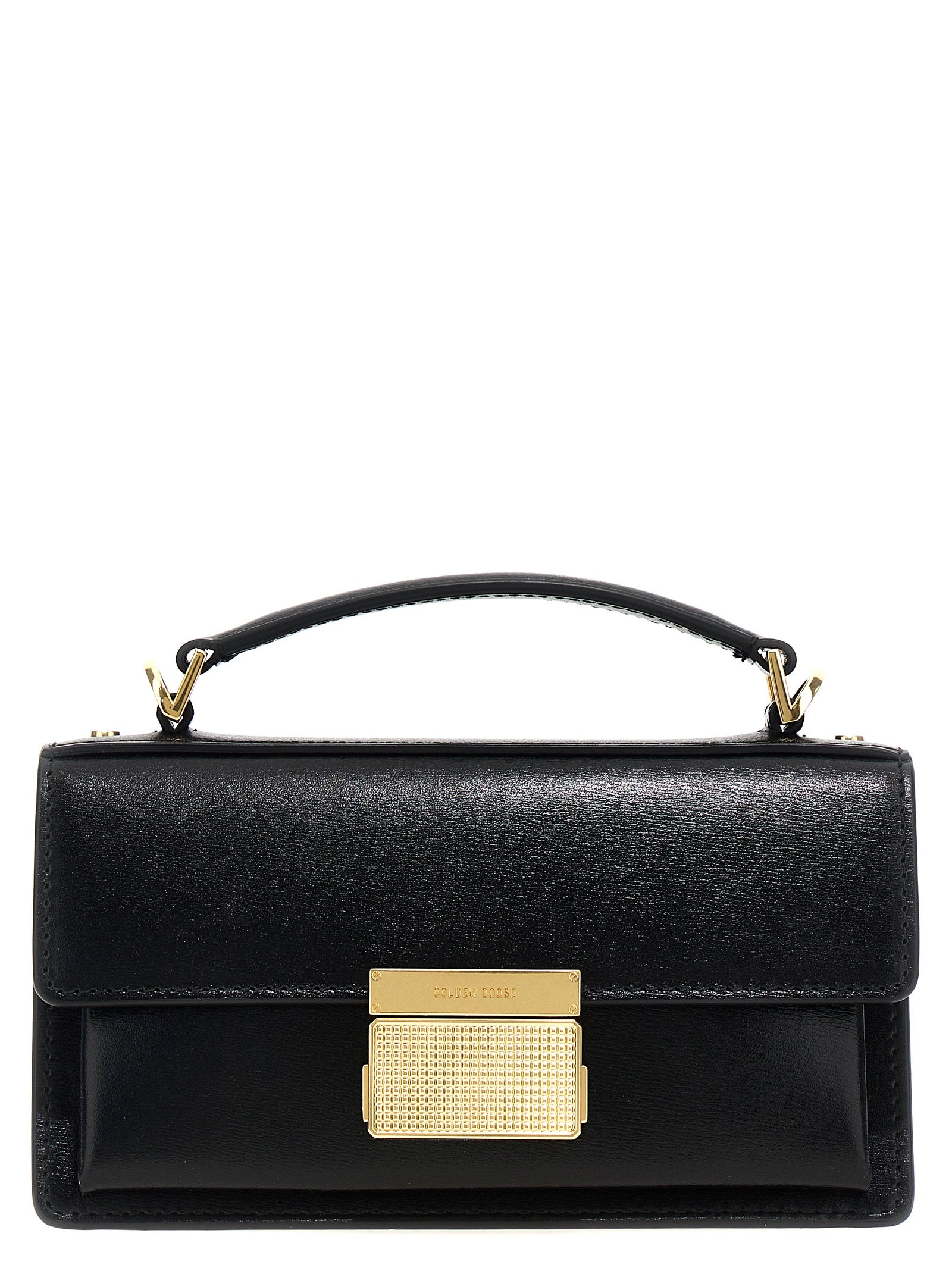 Golden Goose Black Cowhide Handbag Curated Luxury Accessories by Orvyn