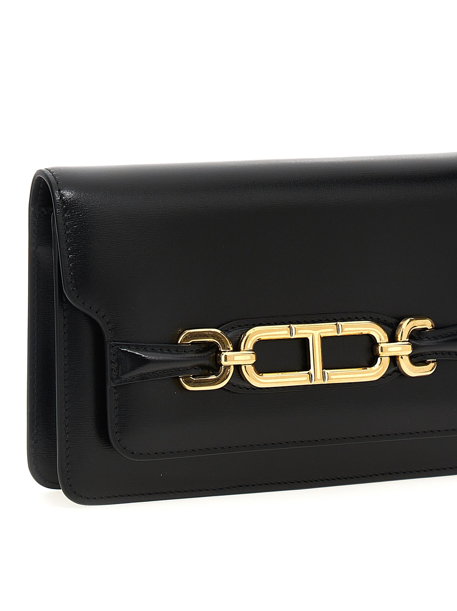 Tom Ford Black Leather Crossbody Bag Curated Luxury Accessories by Orvyn