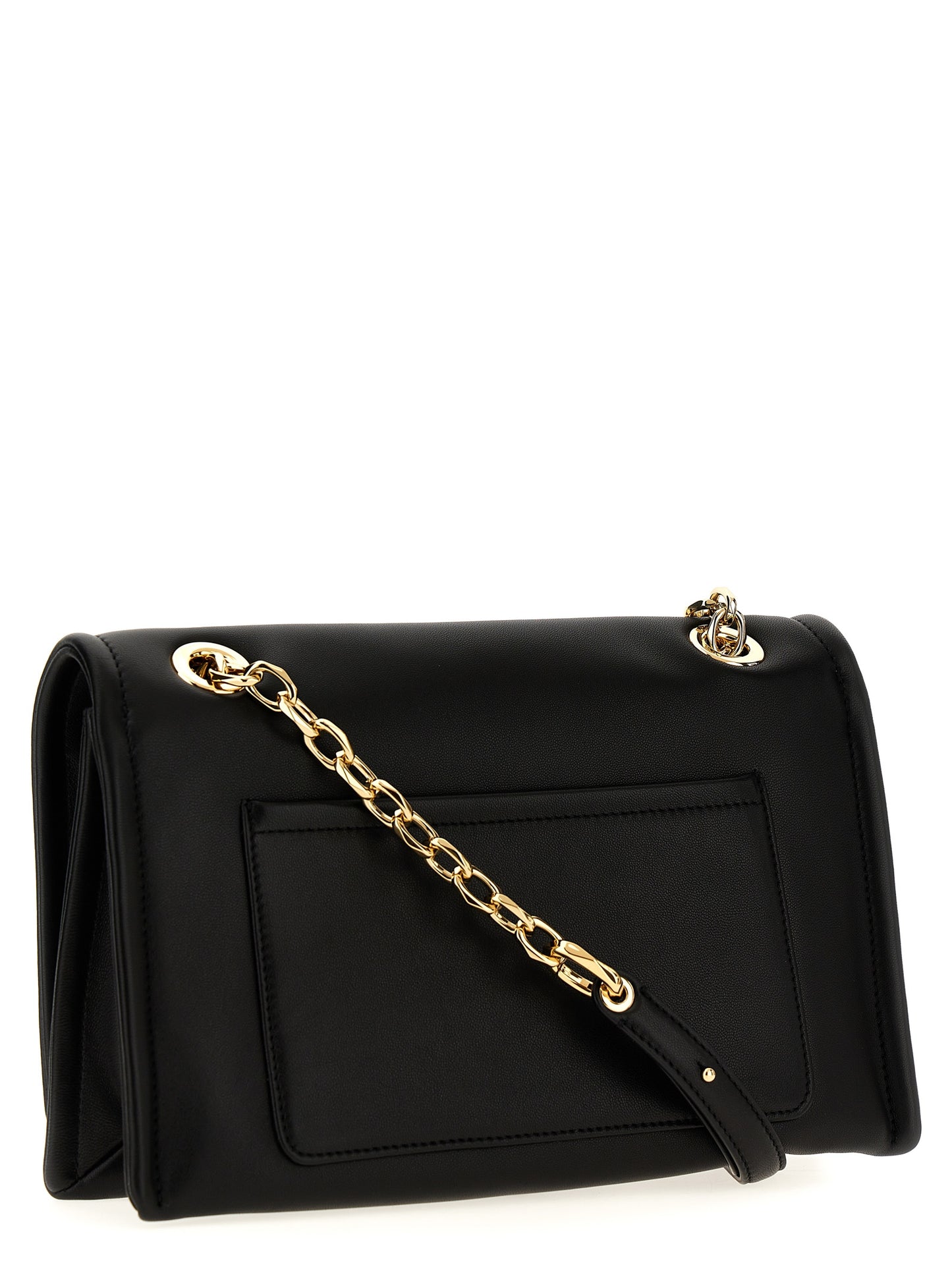 Valentino Garavani Black Lamb Leather Shoulder Bag Curated Luxury Accessories by Orvyn