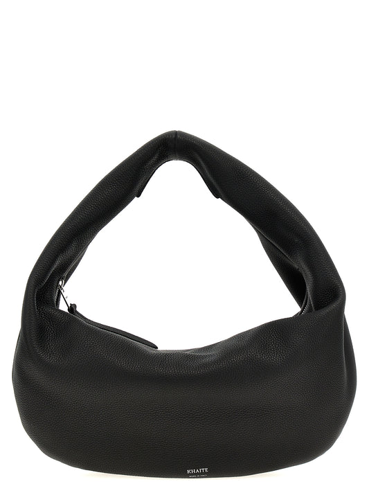 Khaite Black Calfskin Shoulder Bag Curated Luxury Accessories by Orvyn