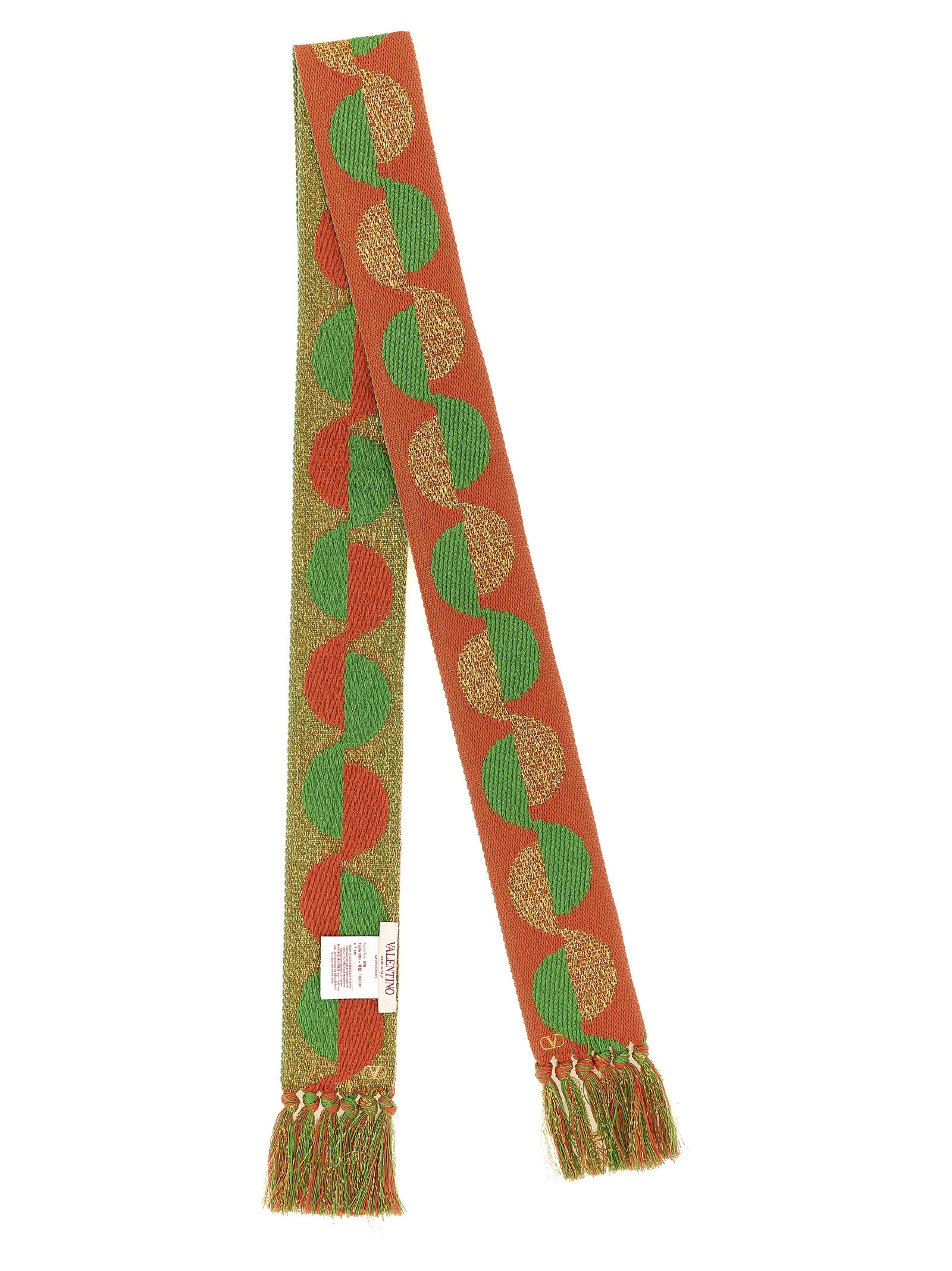 Valentino Garavani Orange Cotton Foulard Curated Luxury Accessories by Orvyn
