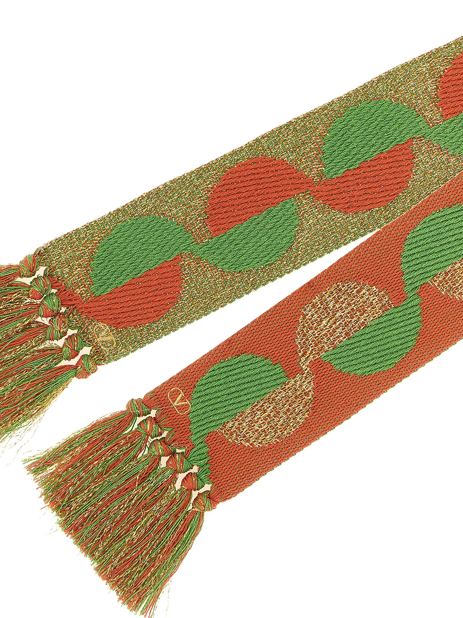 Valentino Garavani Orange Cotton Foulard Curated Luxury Accessories by Orvyn