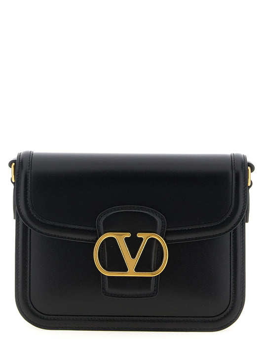 Valentino Garavani Black Calfskin Crossbody Bag Curated Luxury Accessories by Orvyn