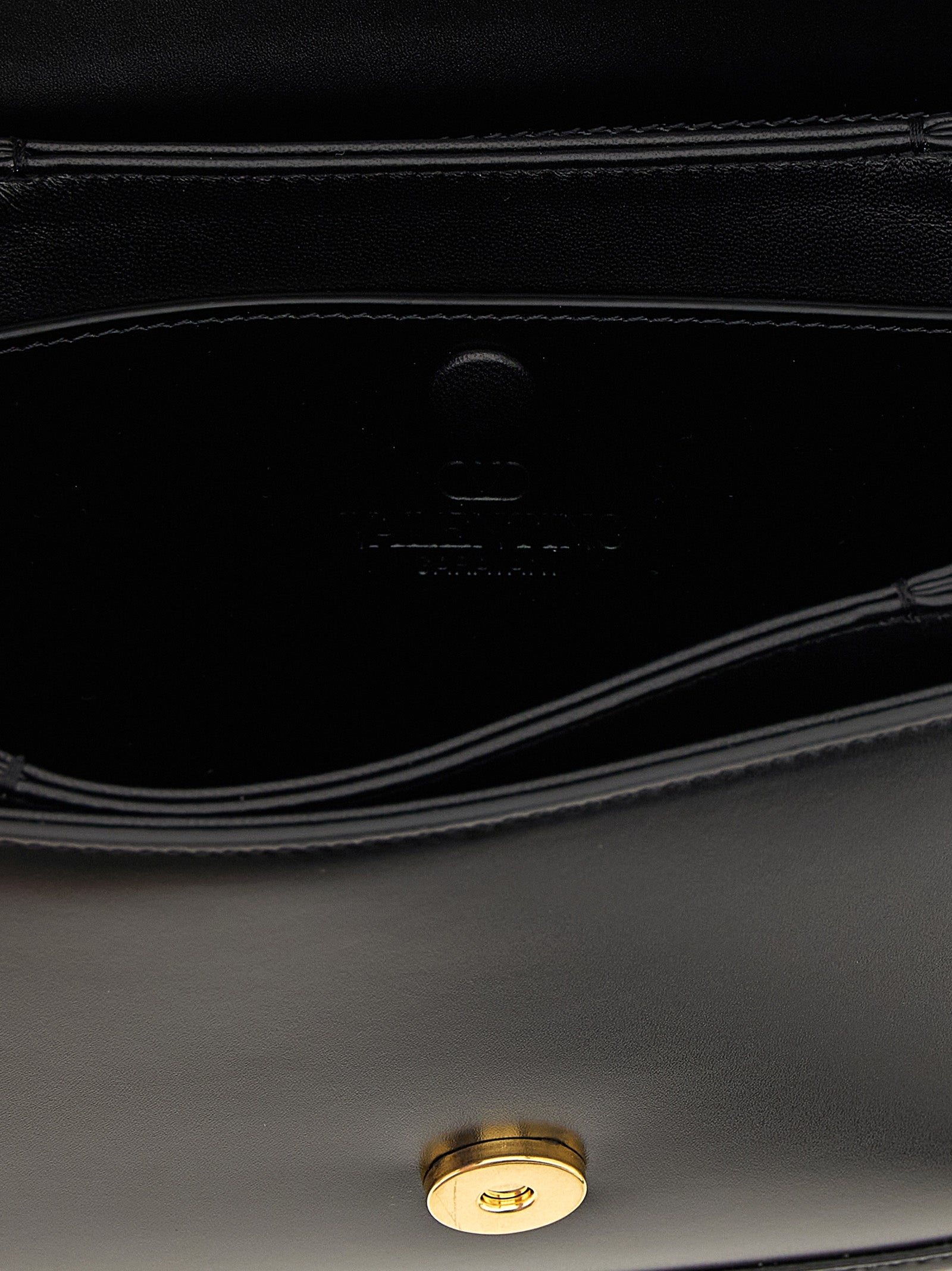 Valentino Garavani Black Calfskin Crossbody Bag Curated Luxury Accessories by Orvyn