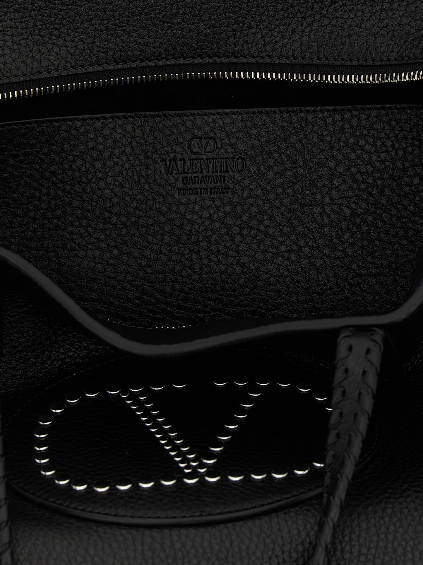 Valentino Garavani Black Calfskin Tote Bag Curated Luxury Accessories by Orvyn