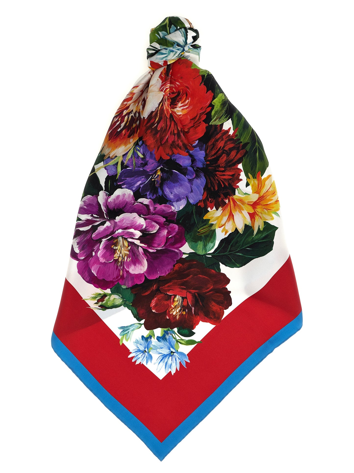 Dolce & Gabbana Multicolor Silk Foulard Curated Luxury Accessories by Orvyn