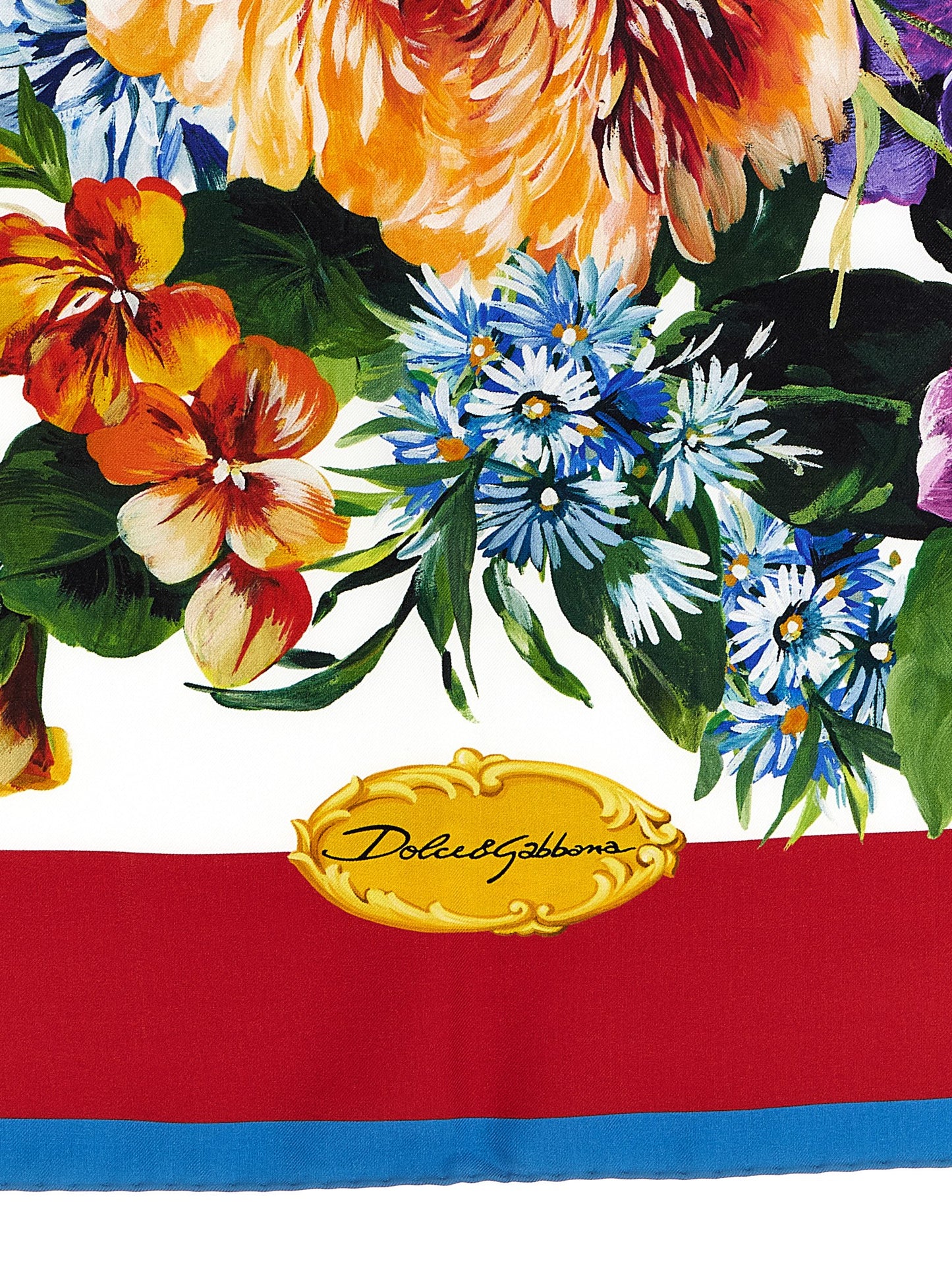 Dolce & Gabbana Multicolor Silk Foulard Curated Luxury Accessories by Orvyn