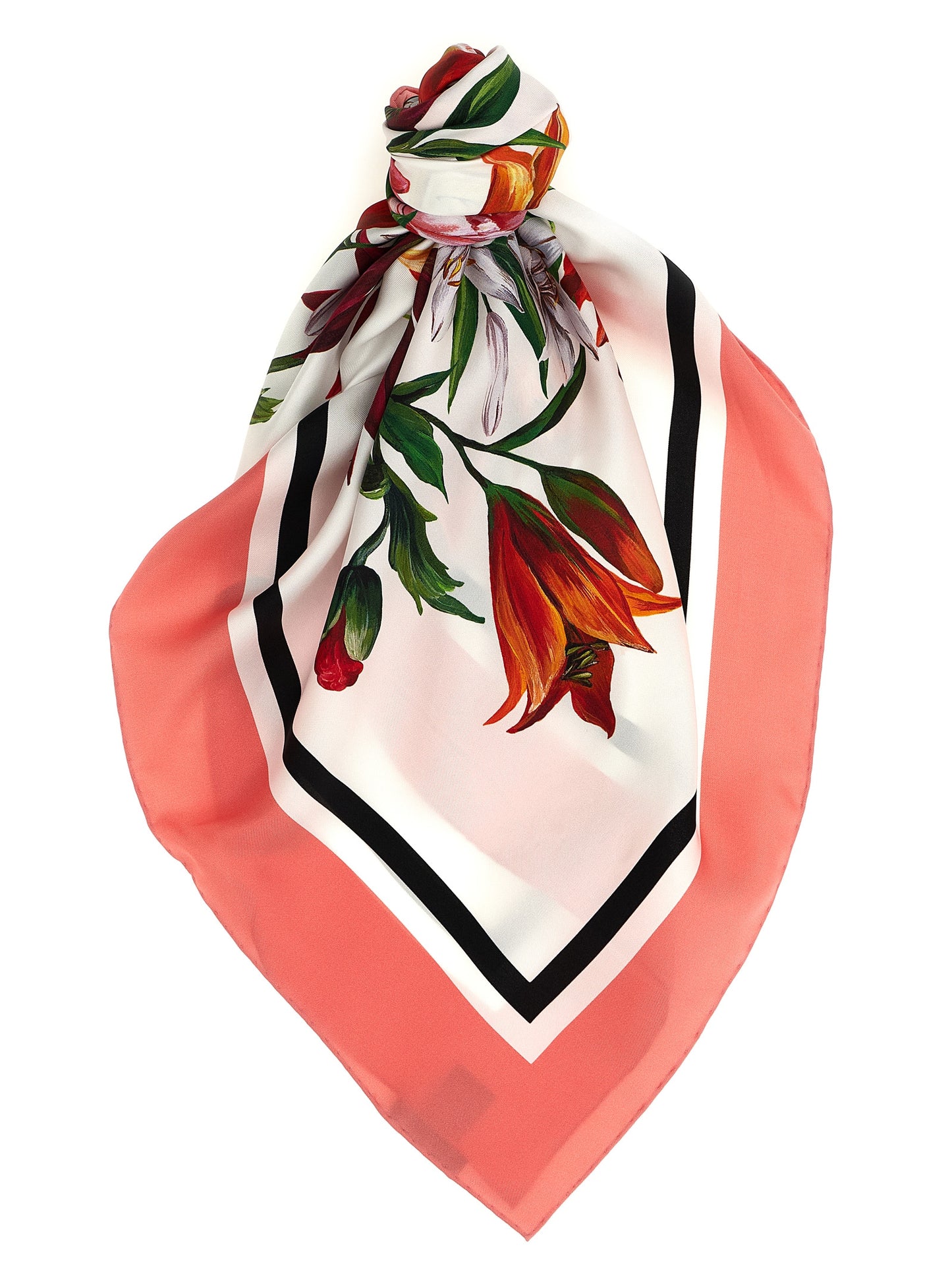 Dolce & Gabbana Multicolor Silk Foulard Curated Luxury Accessories by Orvyn