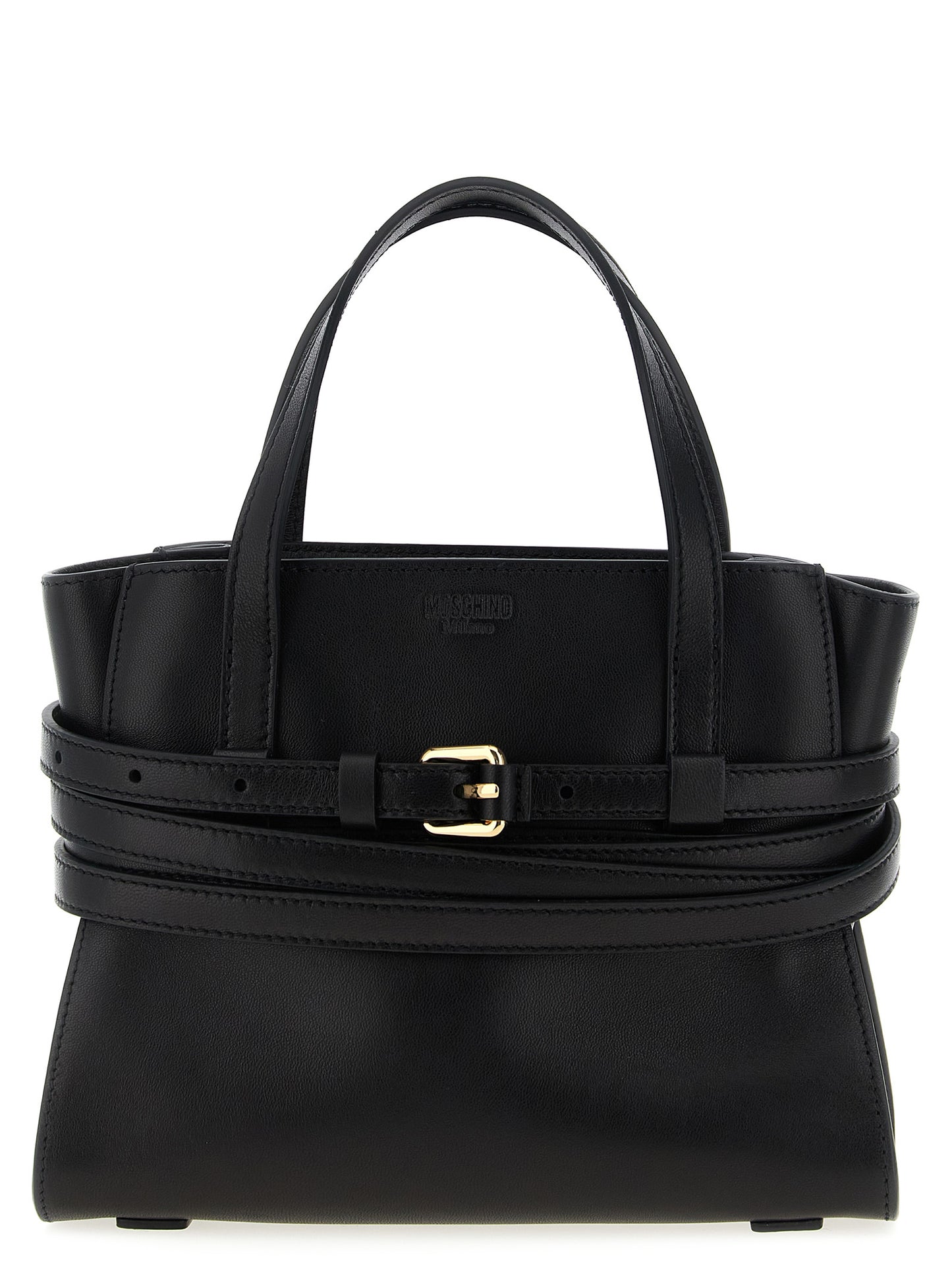 Moschino Black Polyester Handbag Curated Luxury Accessories by Orvyn