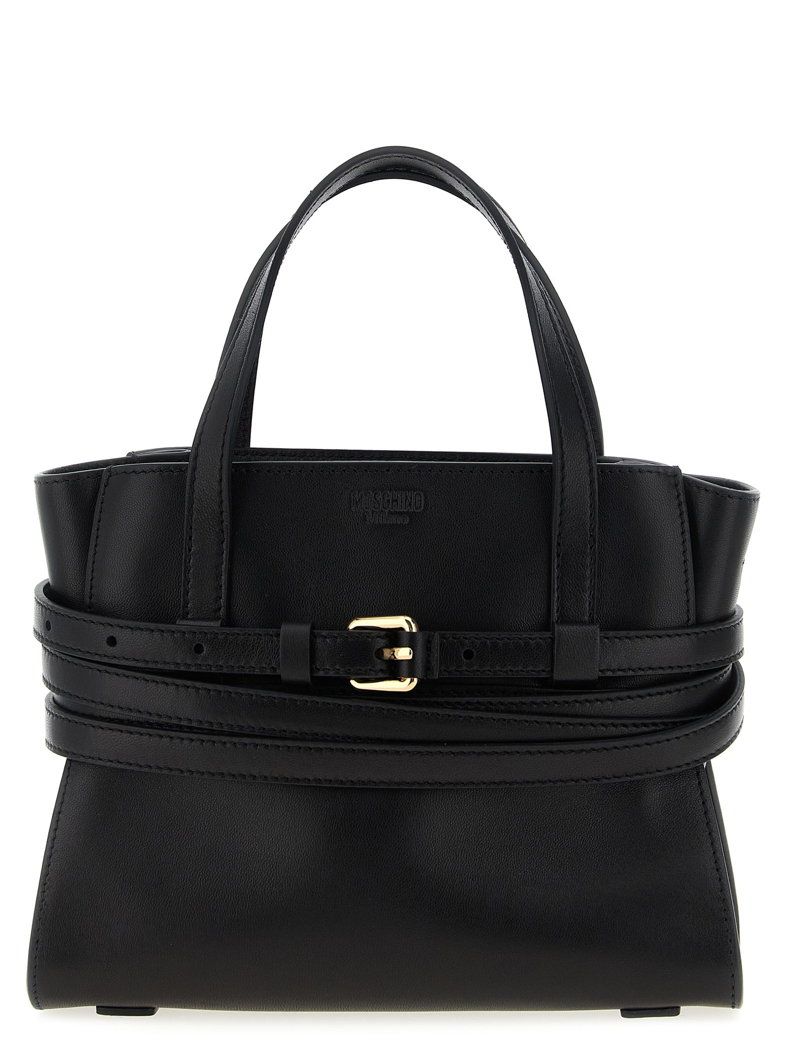 Moschino Black Polyester Handbag Curated Luxury Accessories by Orvyn