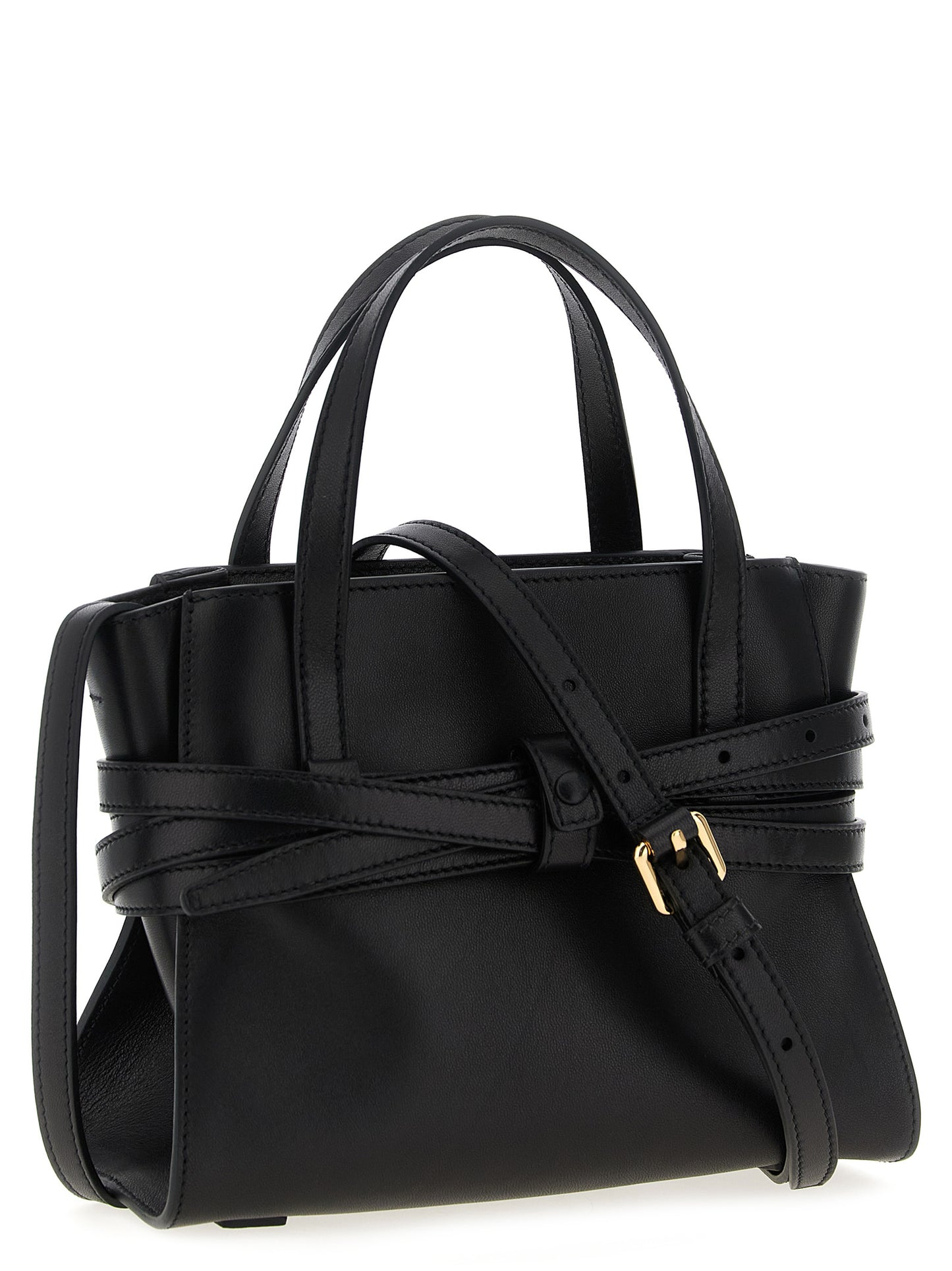 Moschino Black Polyester Handbag Curated Luxury Accessories by Orvyn