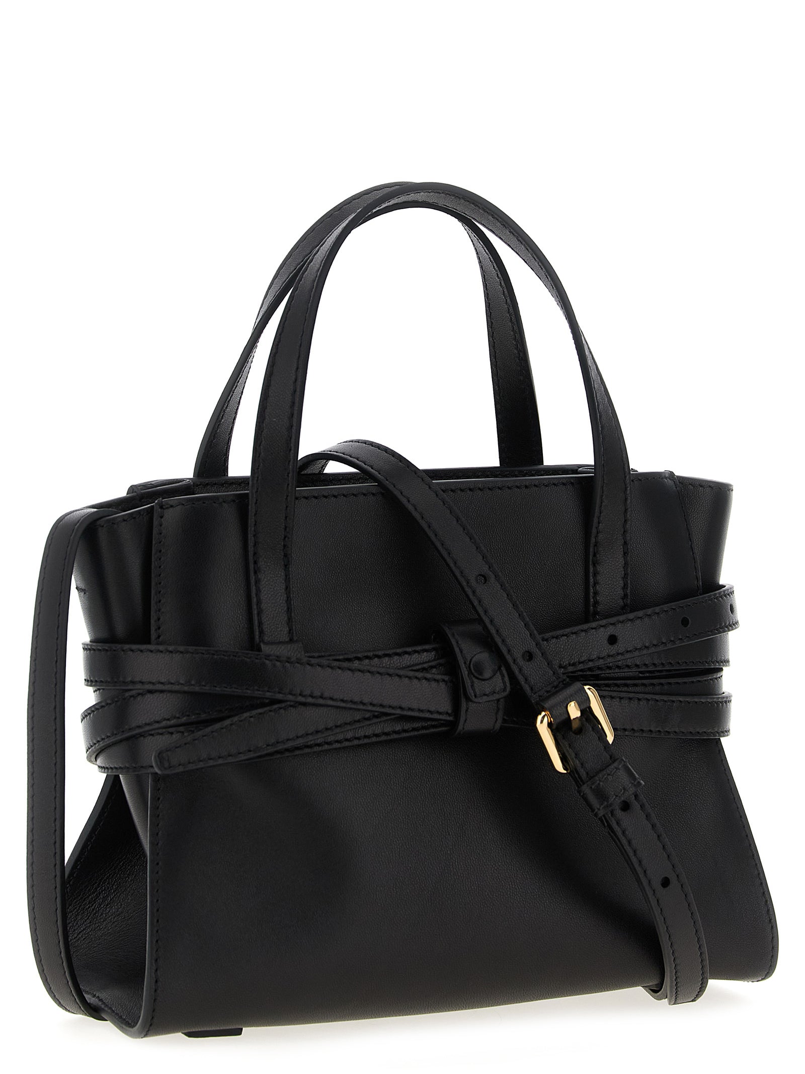 Moschino Black Polyester Handbag Curated Luxury Accessories by Orvyn