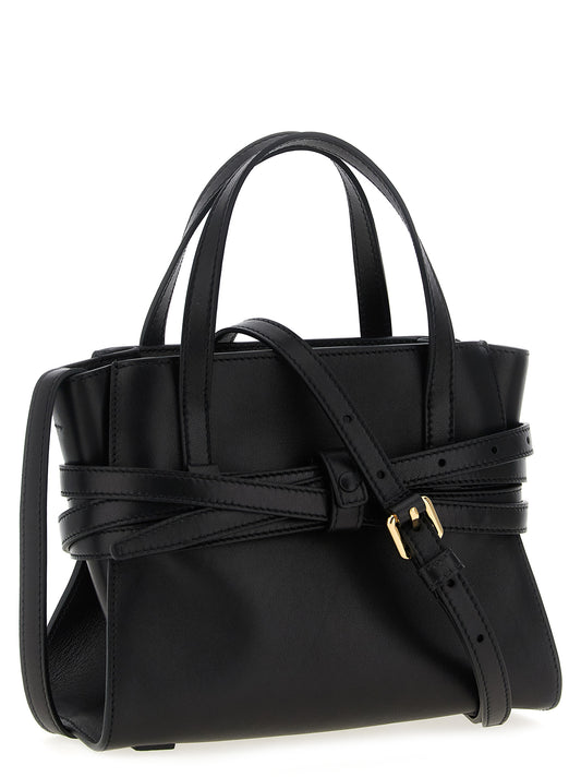 Moschino Black Polyester Handbag Curated Luxury Accessories by Orvyn