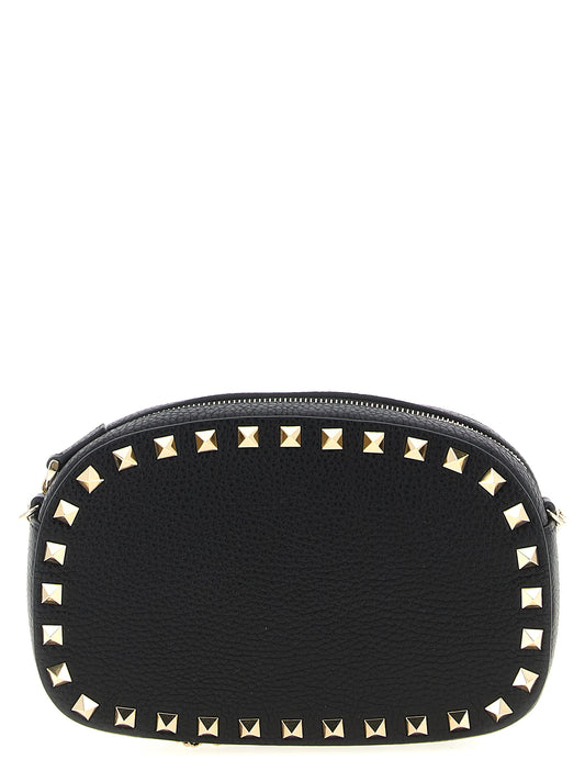 Valentino Garavani Black Calfskin Crossbody Bag Curated Luxury Accessories by Orvyn