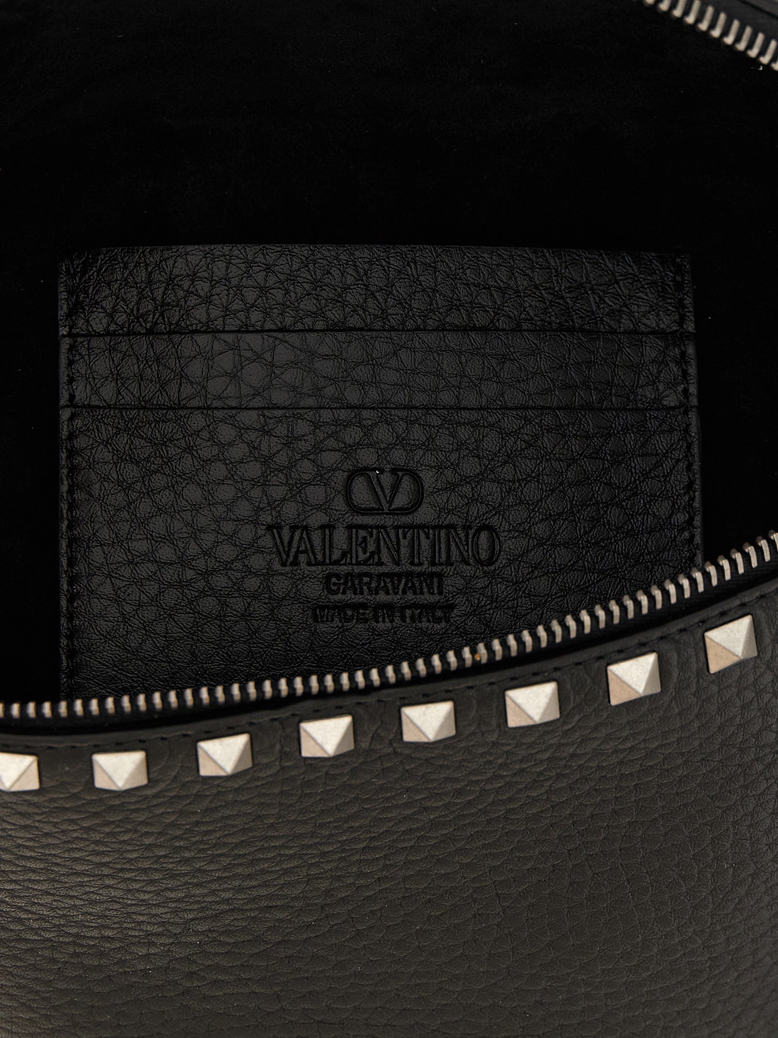 Valentino Garavani Black Calfskin Crossbody Bag Curated Luxury Accessories by Orvyn