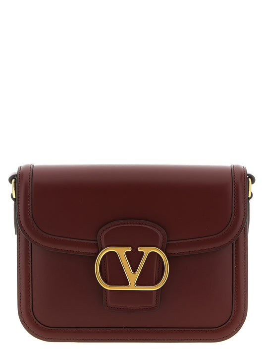 Valentino Garavani Bordeaux Calfskin Crossbody Bag Curated Luxury Accessories by Orvyn