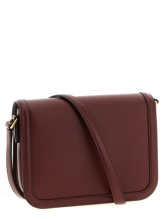 Valentino Garavani Bordeaux Calfskin Crossbody Bag Curated Luxury Accessories by Orvyn