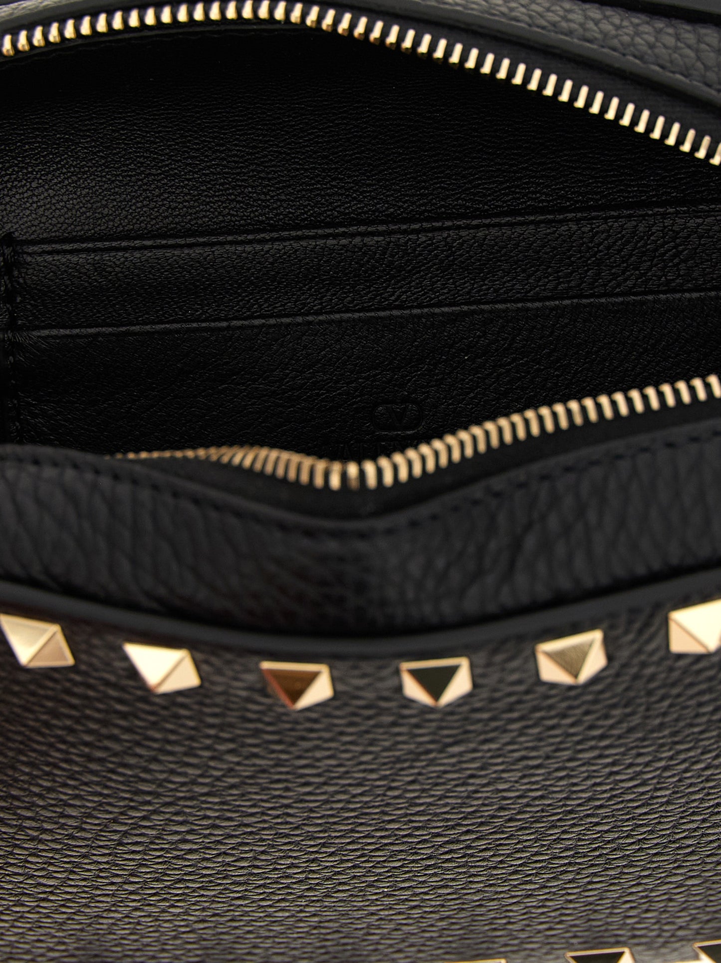 Valentino Garavani Black Calfskin Crossbody Bag Curated Luxury Accessories by Orvyn