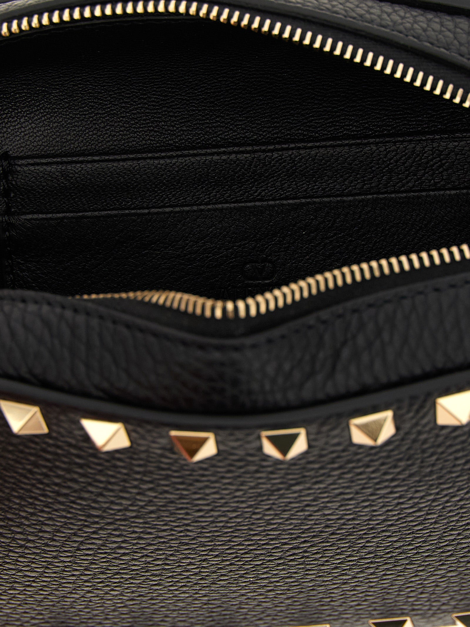 Valentino Garavani Black Calfskin Crossbody Bag Curated Luxury Accessories by Orvyn