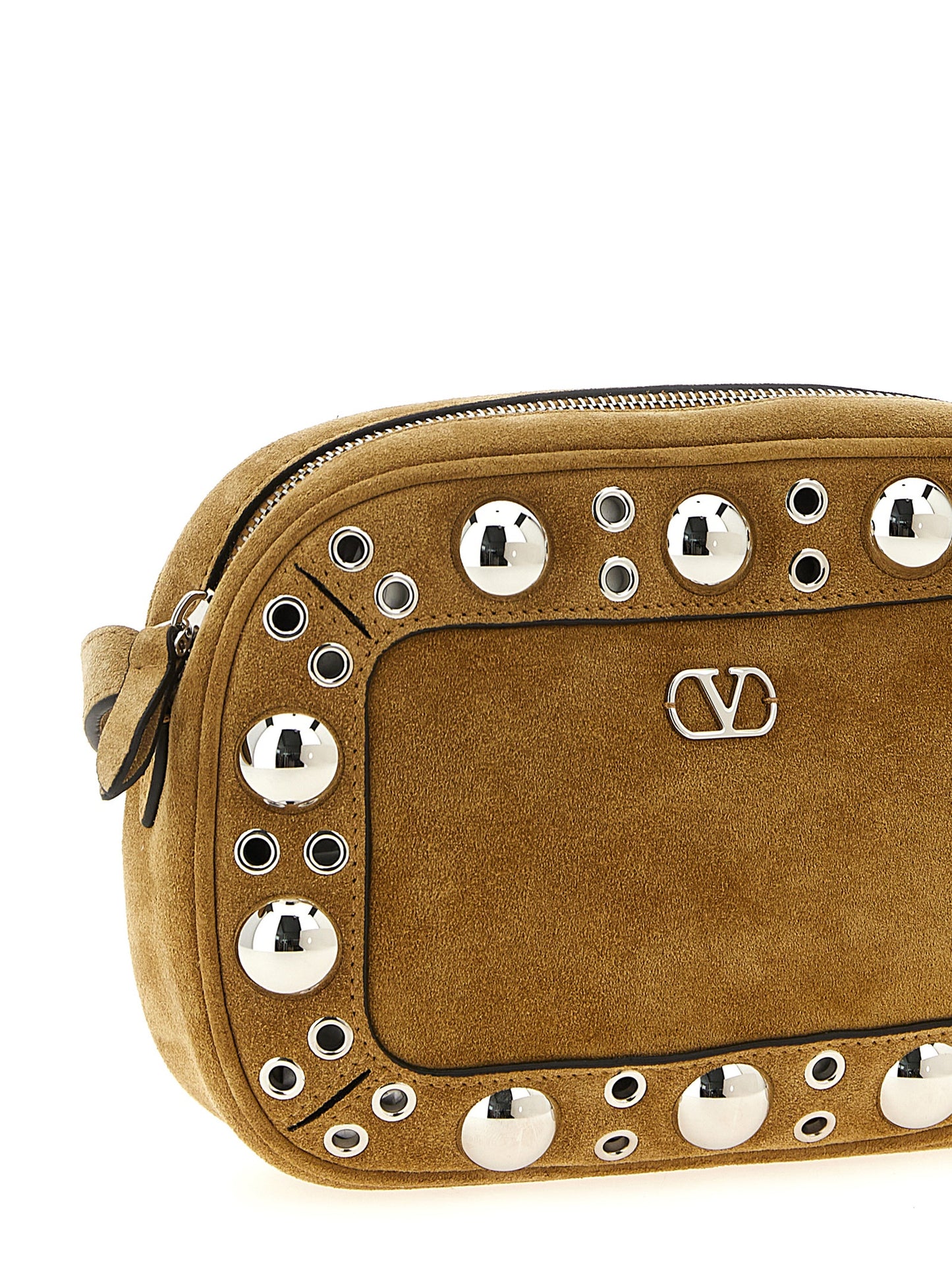 Valentino Garavani Beige Cowhide Crossbody Bag Curated Luxury Accessories by Orvyn