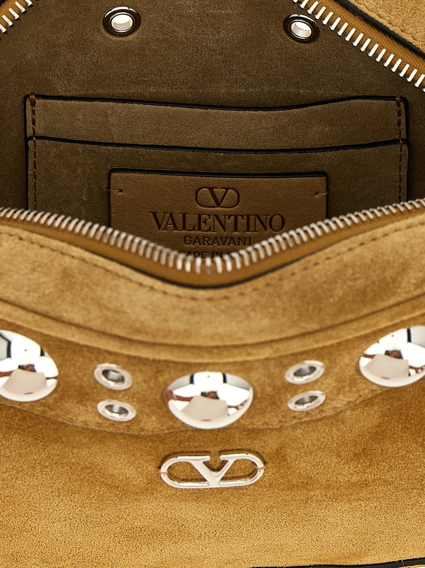 Valentino Garavani Beige Cowhide Crossbody Bag Curated Luxury Accessories by Orvyn