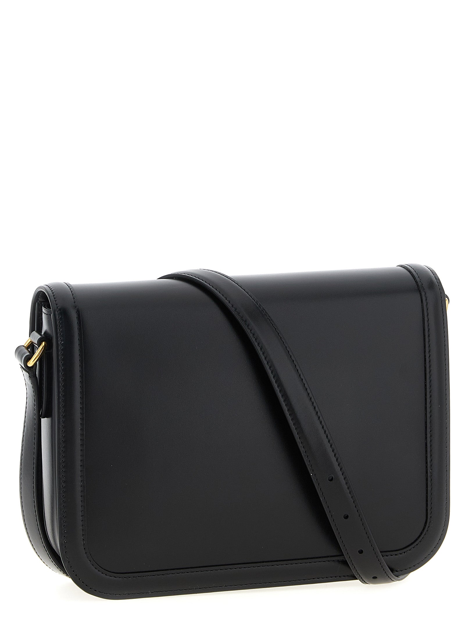 Valentino Garavani Black Calfskin Shoulder Bag Curated Luxury Accessories by Orvyn