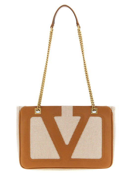 Valentino Garavani Brown Viva Superstar small Shoulder Bag