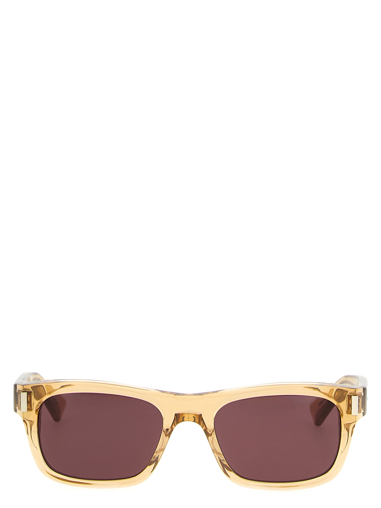 Saint Laurent Beige Acetate Sunglasses Curated Luxury Accessories by Orvyn