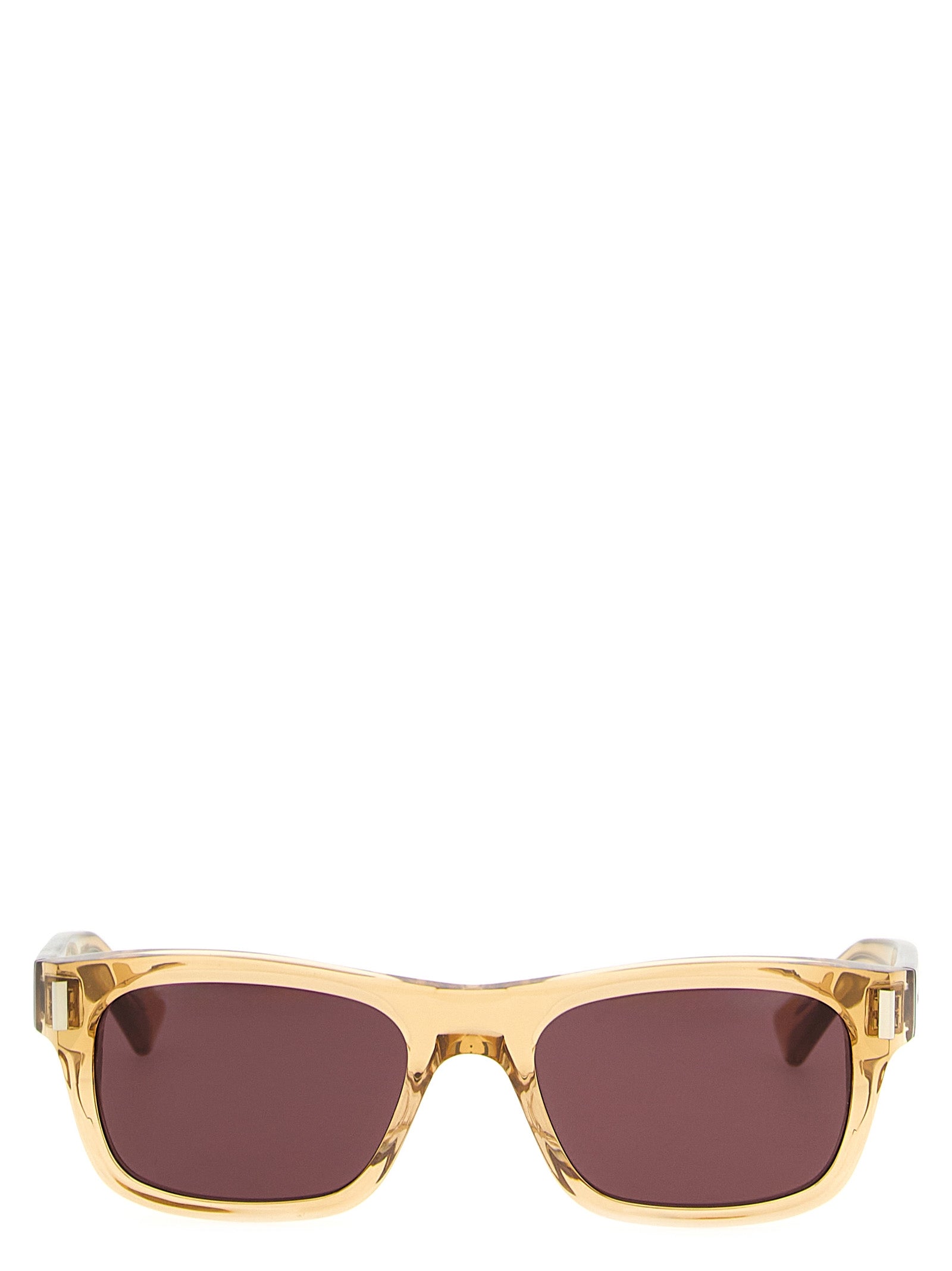 Saint Laurent Beige Acetate Sunglasses Curated Luxury Accessories by Orvyn