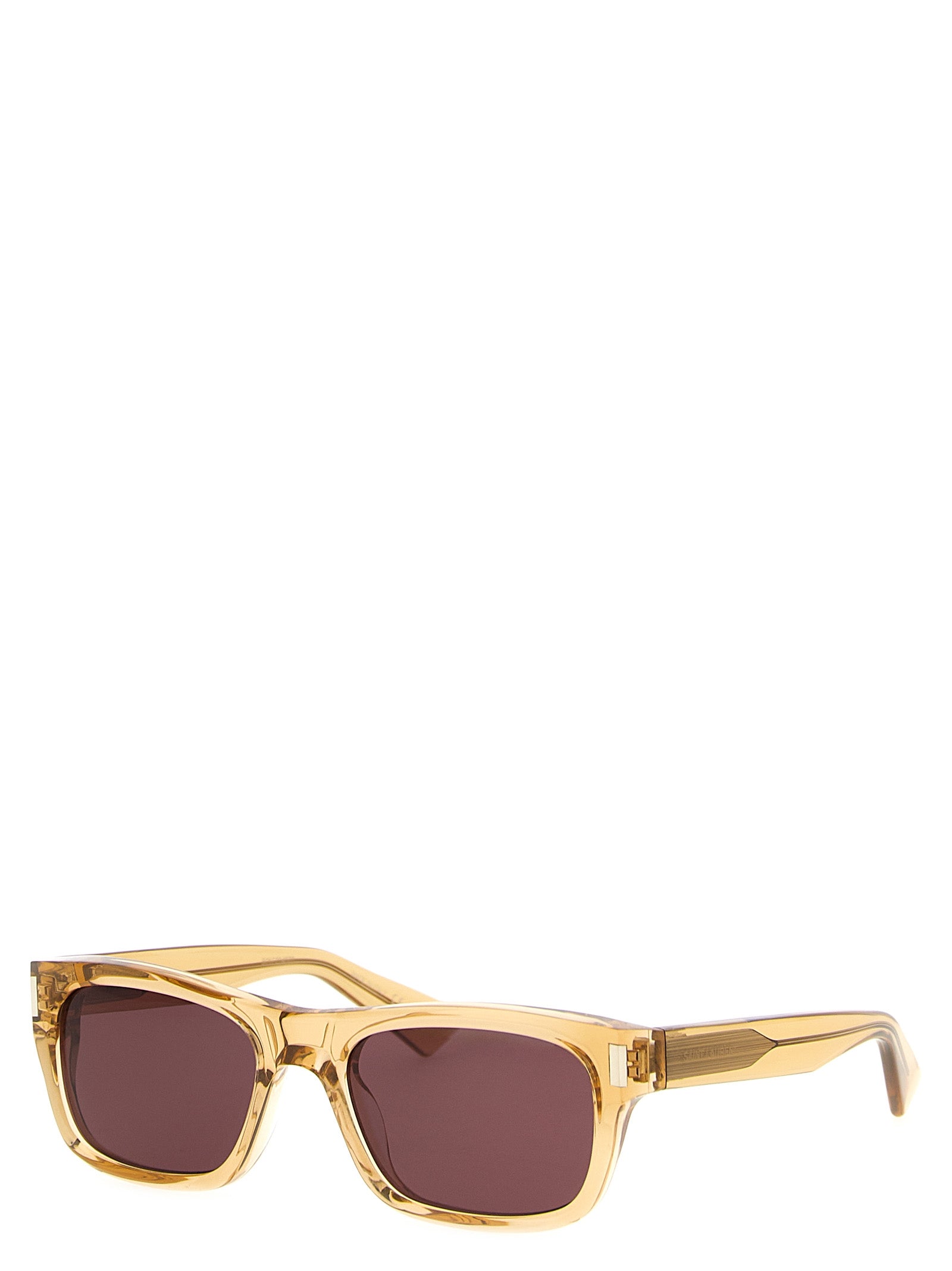 Saint Laurent Beige Acetate Sunglasses Curated Luxury Accessories by Orvyn