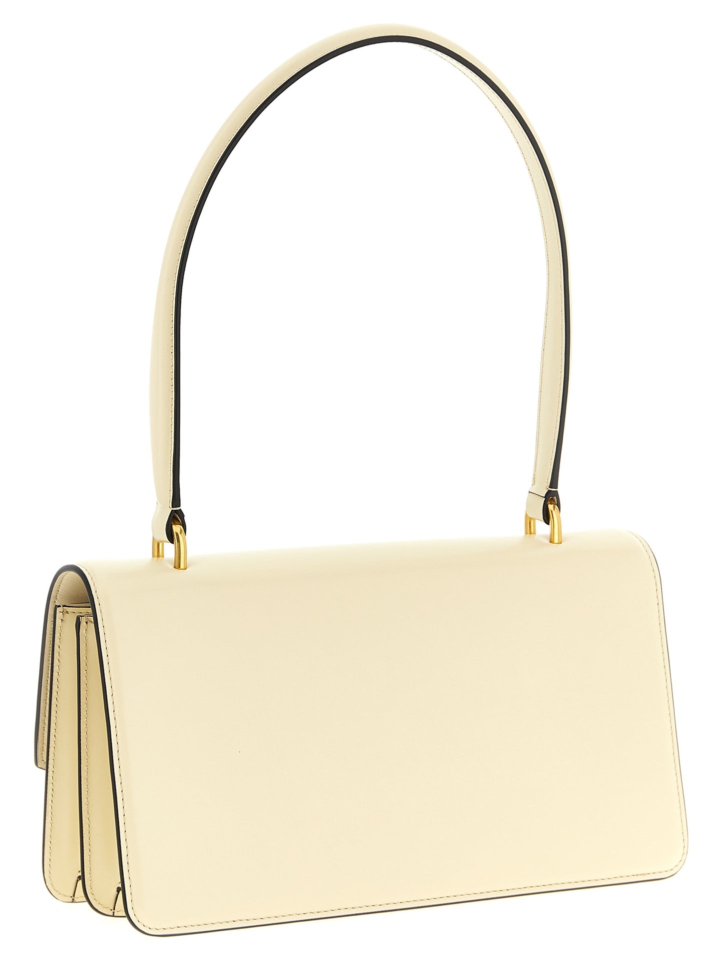 Valentino Garavani White Calfskin Shoulder Bag Curated Luxury Accessories by Orvyn