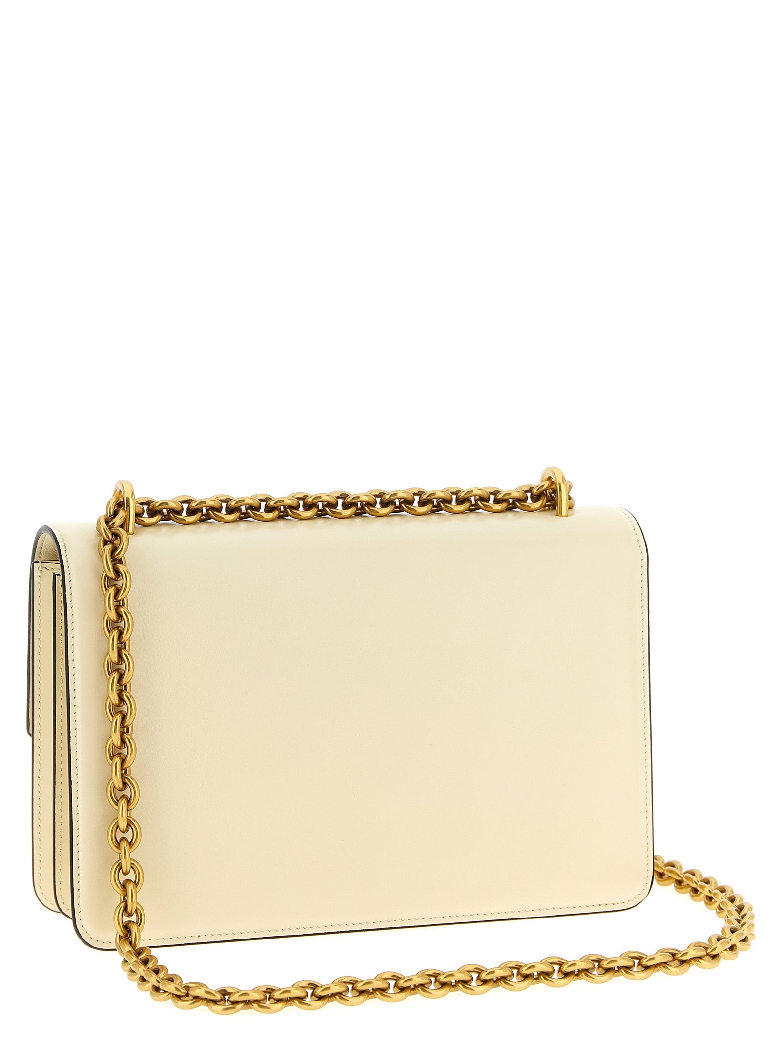 Valentino Garavani White Calfskin Shoulder Bag Curated Luxury Accessories by Orvyn