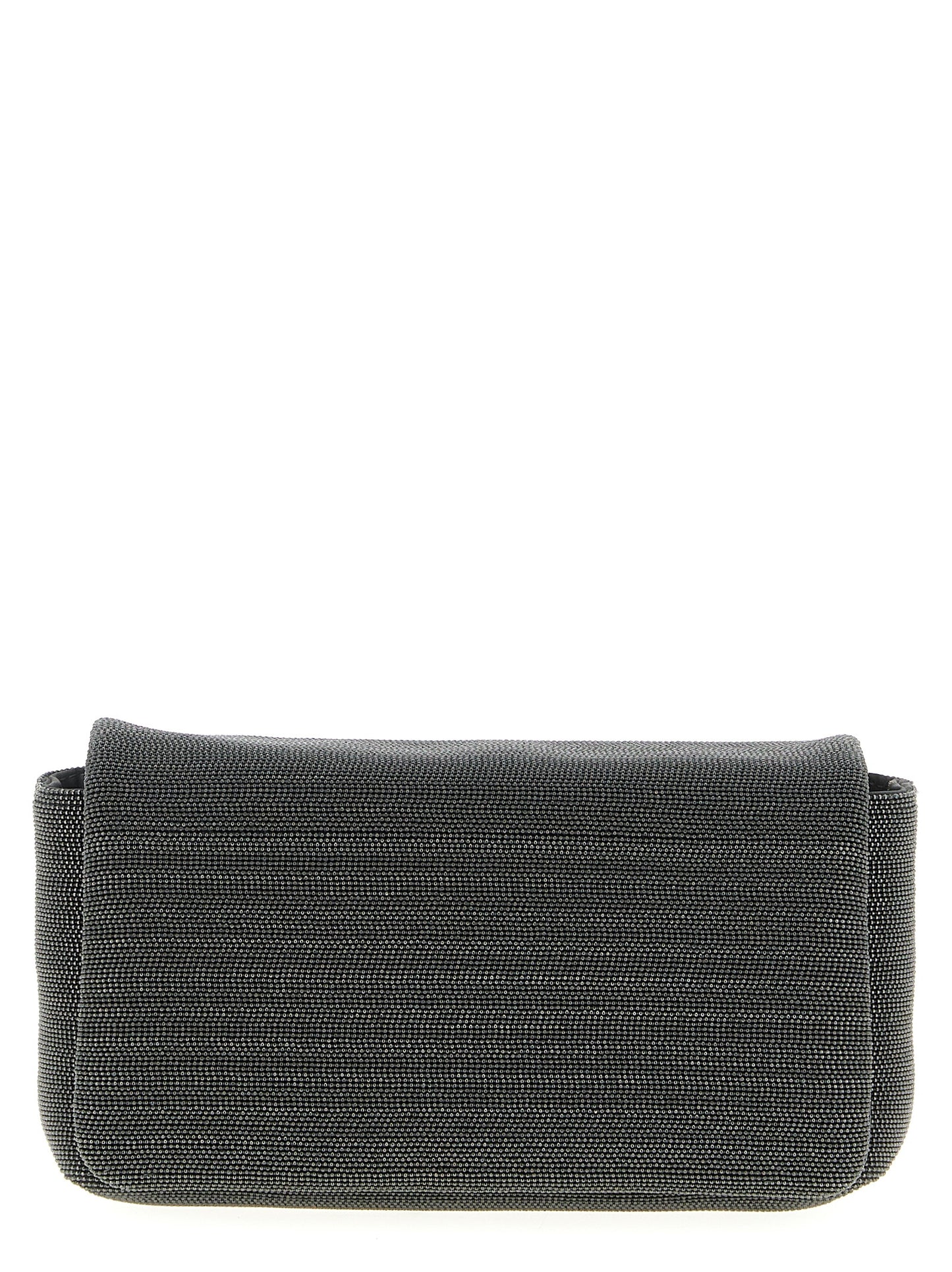 Brunello Cucinelli Black Leather Clutch Bag Curated Luxury Accessories by Orvyn