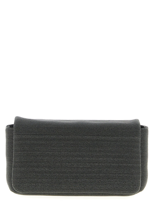Brunello Cucinelli Black Leather Clutch Bag Curated Luxury Accessories by Orvyn
